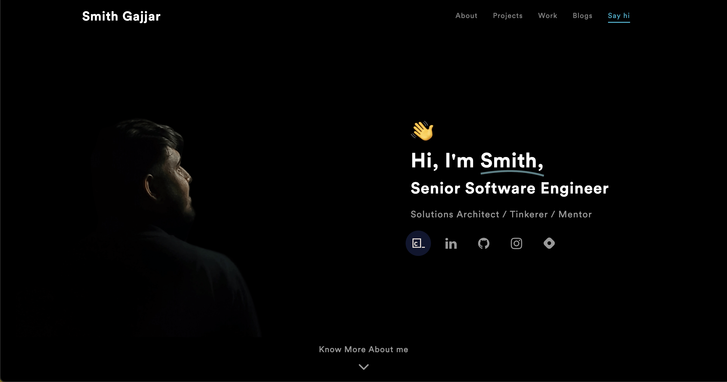 smithgajjar.dev (v2) project thumbnail